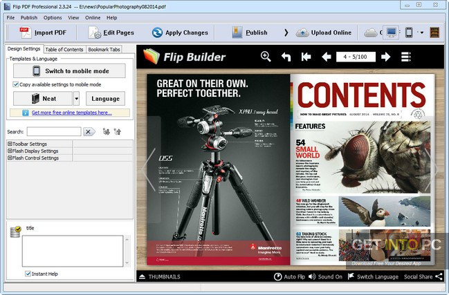 FlipBuilder Flip PDF Professional Direct Link Download