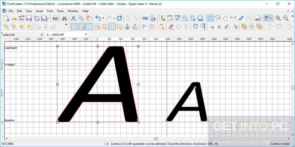 FontCreator Professional 11.5.0.2421 Offline Installer Download