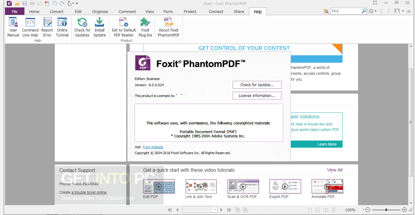 Foxit PhantomPDF Business 8 ISO Direct Link Download