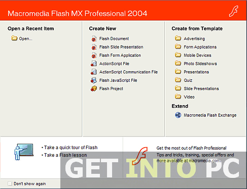 Free Flash MX 2004 Setup Download