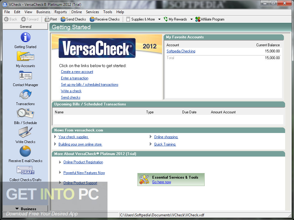 G7PS VersaCheck 2007 Platinum Free Download GetintoPC.com