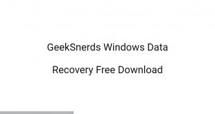 GeekSnerds Windows Data Recovery Free Download GetIntoPC.com