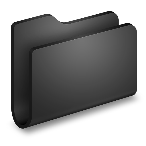 Generic Black Folder icon