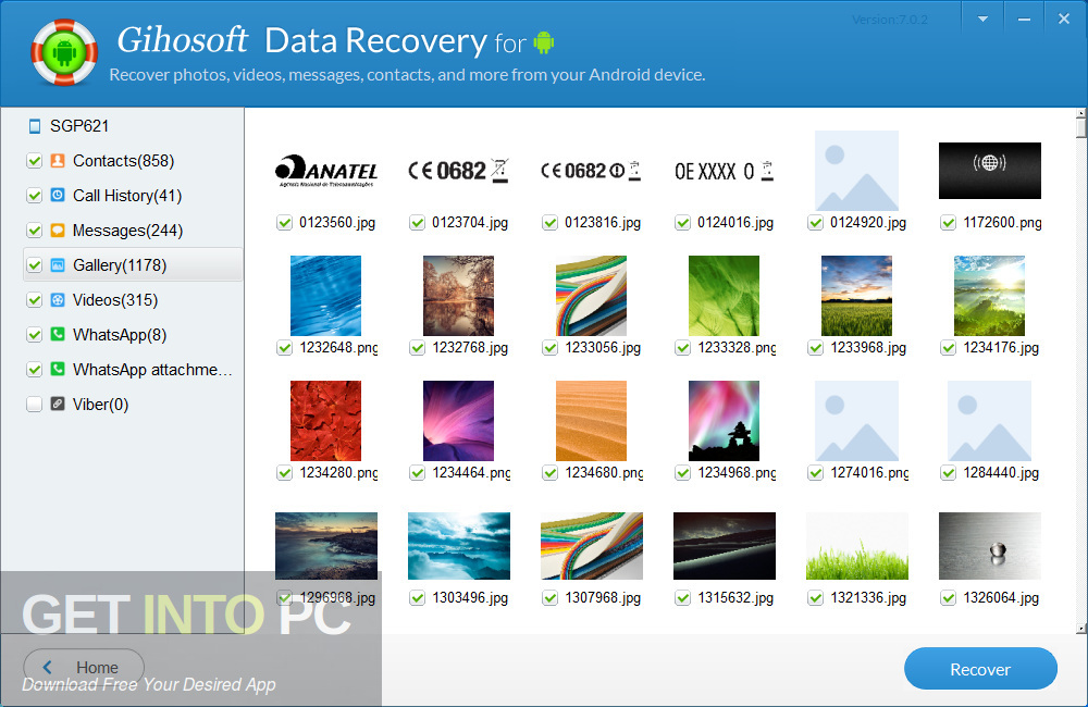 Gihosoft Android Data Recovery Latest Version Download GetintoPC.com