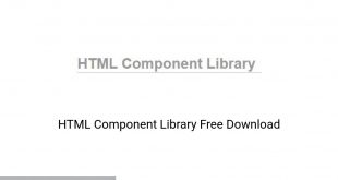 HTML Component Library Offline Installer Download-GetintoPC.com