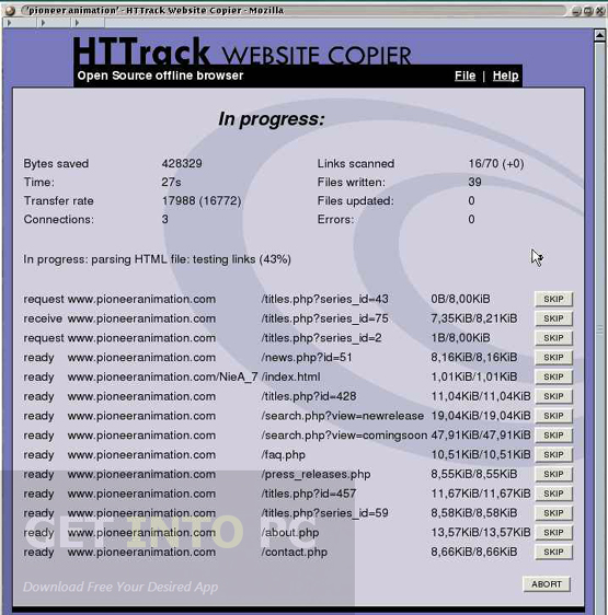 HTTRack Website Copier Offline Installer Download HTTRack Website Copier Offline Installer Download