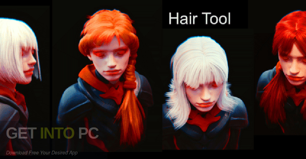 Hair Tool v2.0.14 for Blender 2.8 Offline Installer Download-GetintoPC.com