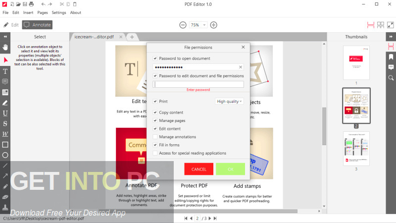 Icecream PDF Editor PRO Free Download 5 Icecream PDF Editor PRO Offline Installer Download GetintoPC.com