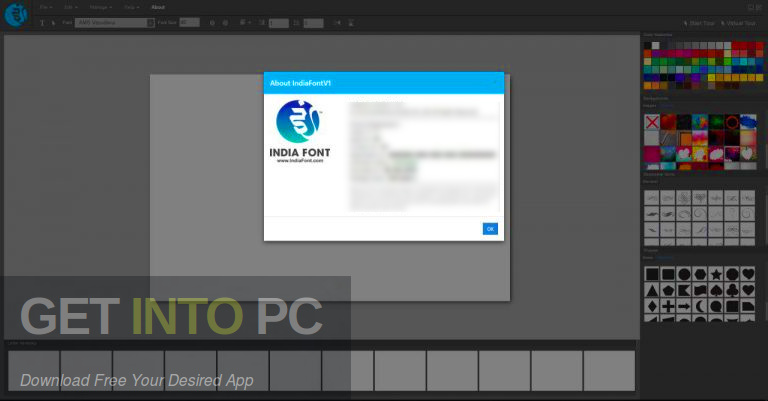 IndiaFont Offline Installer Download GetintoPC.com