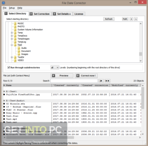 Infonautics File Date Corrector Direct Link Download-GetintoPC.com