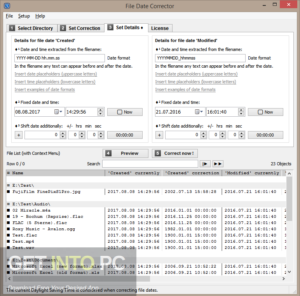 Infonautics File Date Corrector Latest Version Download-GetintoPC.com