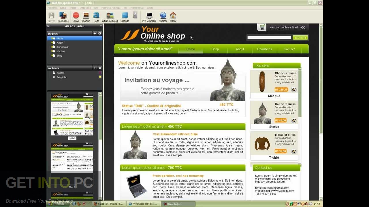 Intuisphere WebAcappella E-Commerce Latest Version Download-GetintoPC.com