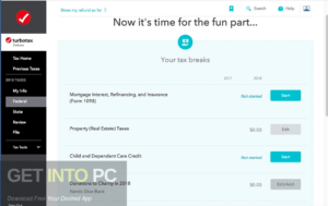 Intuit TurboTax Home And Business 2019 Free Download-GetintoPC.com