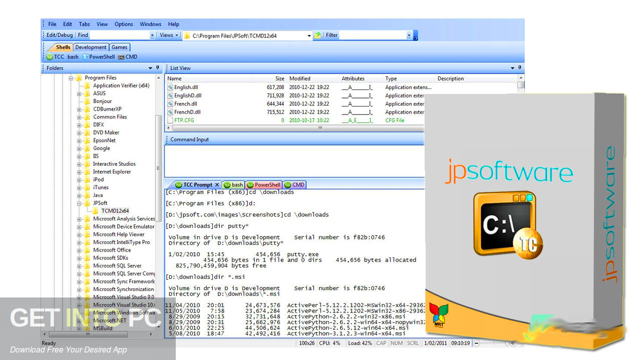 JP Software Take Command 2019 Latest Version Download-GetintoPC.com