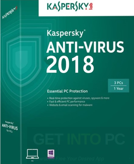 Kaspersky Anti Virus 2018 Free Download