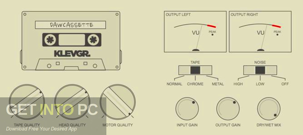 Klevgrand - DAW Cassette VST Latest Version Download-GetintoPC.com