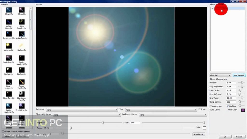 Knoll Light Factory for Photoshop Offline Installer Download-GetintoPC.com