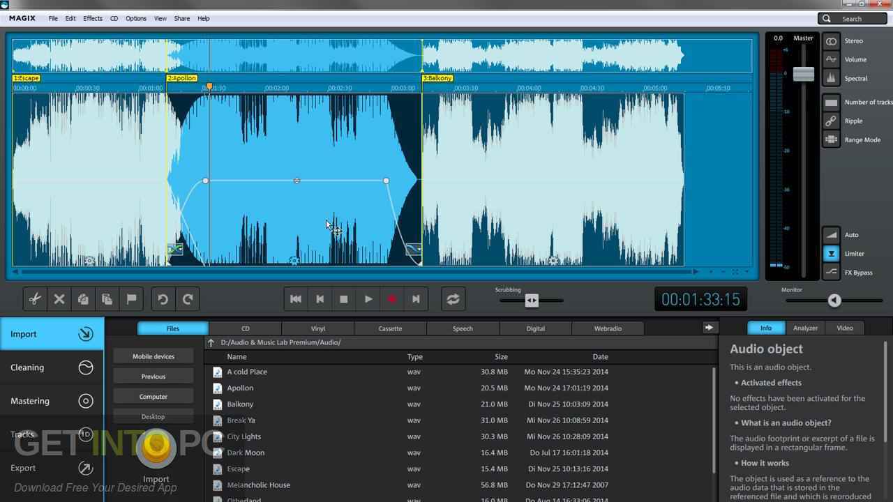 MAGIX SOUND FORGE Audio Cleaning Lab Latest Version Download GetintoPC.com