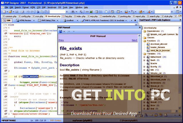 MPSOFTWARE phpDesigner Free Download