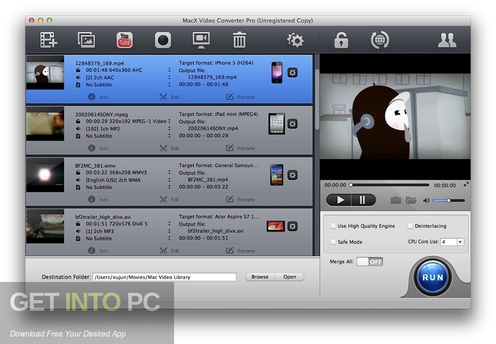 MacX HD Video Converter Pro Offline Installer Download-GetintoPC.com