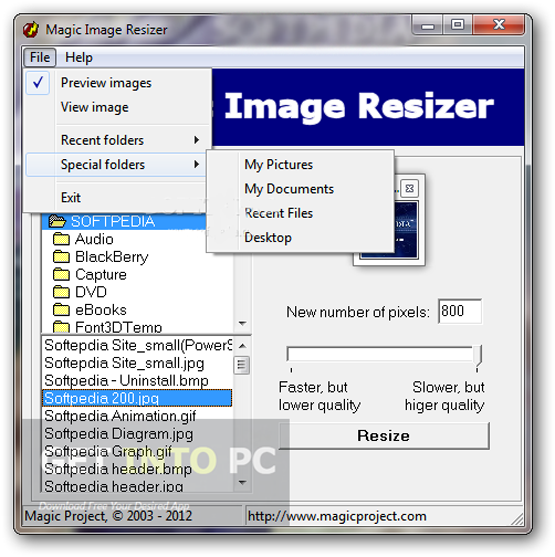 Magic Image Resizer 1.02 Portable Offline Installer Download