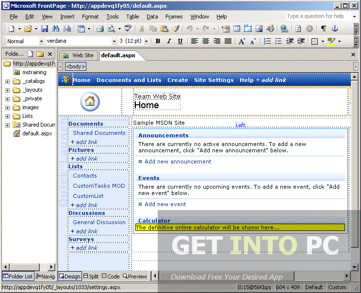 Microsoft Office FrontPage 2003 Offline Installer Download