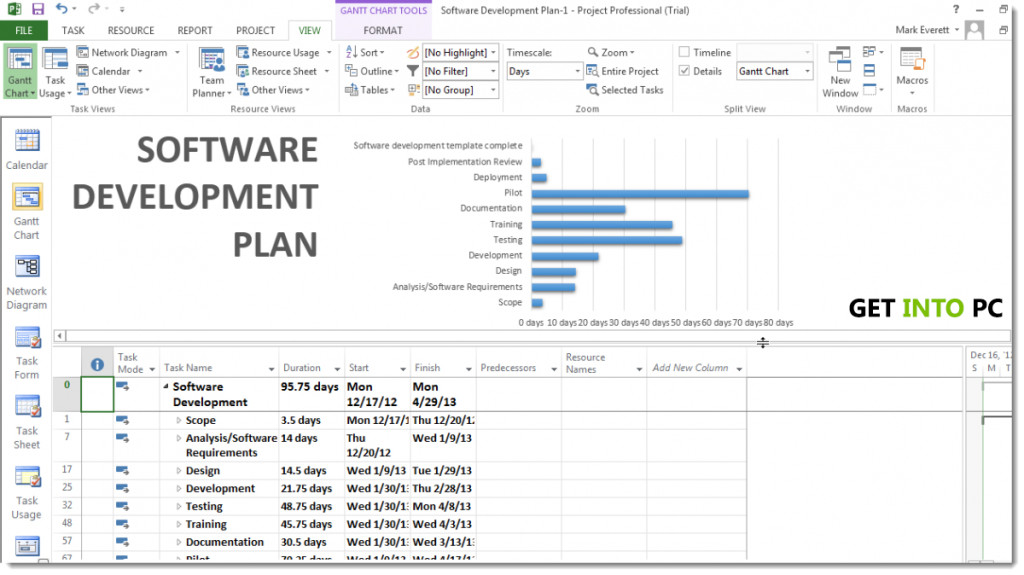 microsoft project for mac 2013