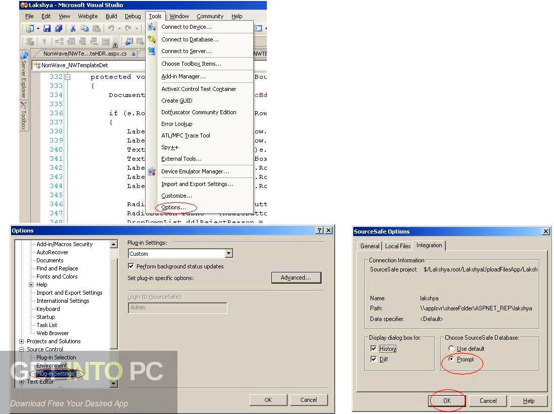 Microsoft Visual SourceSafe 2005 Direct Link Download-GetintoPC.com