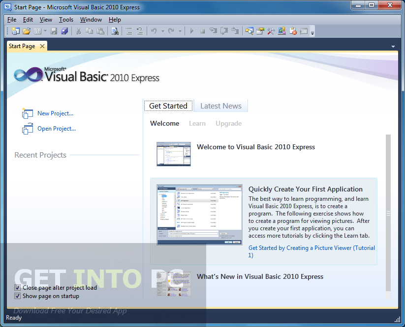 Microsoft Visual Studio Express 2010 Edition Offline Installer ISO