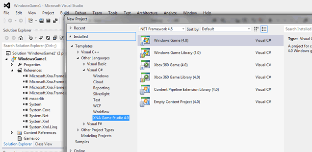Microsoft XNA Game Studio 4.0 Free