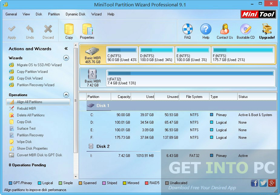 MiniTool Partition Wizard Technician 9.1 Bootable ISO Latest Version Download MiniTool Partition Wizard Technician 9.1 Bootable ISO Latest Version Download