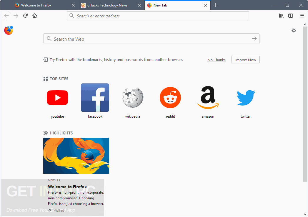 Mozilla Firefox Quantum 57.0.1 Direct Link Download