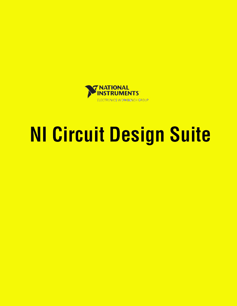 NI Multisim Ultiboard Electronics Circuit Design Suite 14 Free Download