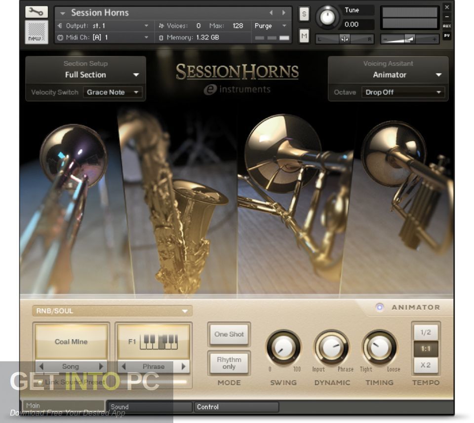 Native instruments Session Horns KONTAKT Library Offline Installer Download-GetintoPC.com