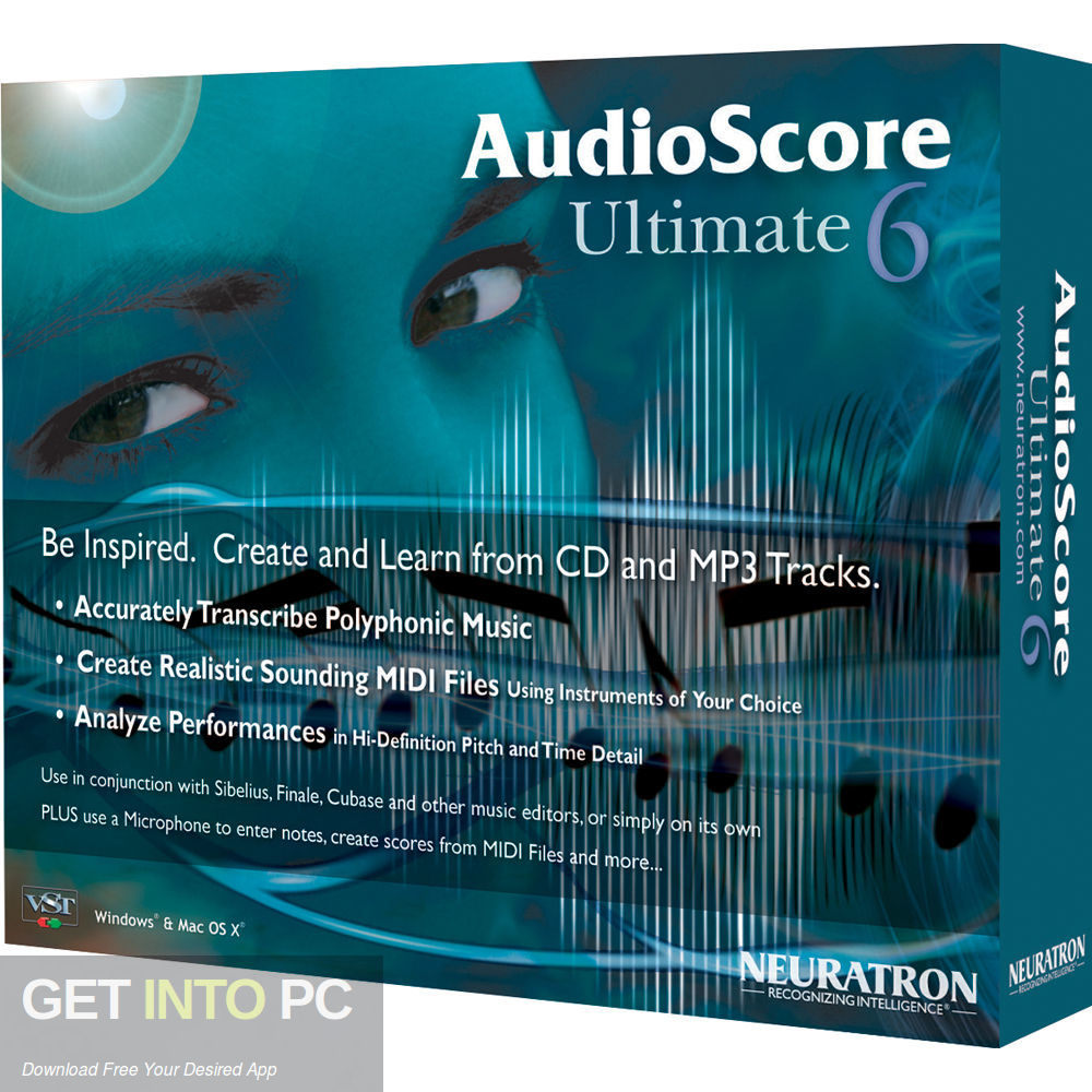 Neuratron AudioScore Ultimate Free Download-GetintoPC.com
