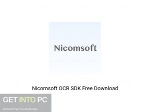 Nicomsoft OCR SDK Offline Installer Download-GetintoPC.com