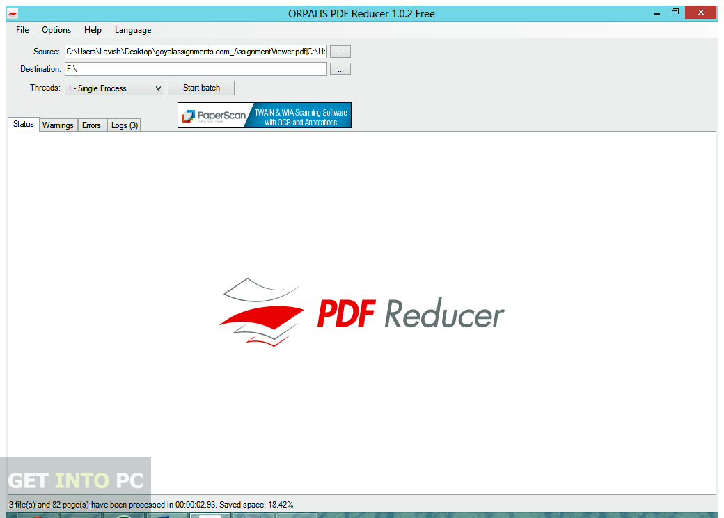 ORPALIS PDF Reducer Pro Offline Installer Download