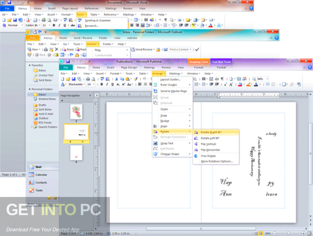 Office 2010 Professional Plus SP2 Updated July 2019 Latest Version Download-GetintoPC.com