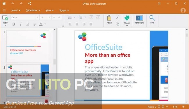 OfficeSuite Premium Edition Latest Version Download-GetintoPC.com