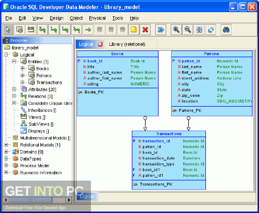Oracle SQL Developer Data Modeler Offline Installer Download GetintoPC.com