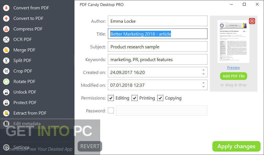 PDF Candy Desktop Pro Direct Link Download-GetintoPC.com