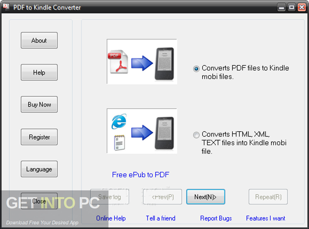 PDF to Kindle Converter Pro 2019 Direct Link Download-GetintoPC.com