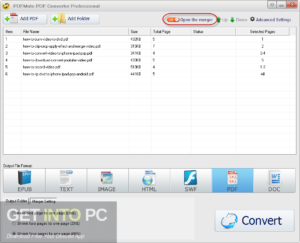 PDFMate PDF Converter Professional Free Download-GetintoPC.com
