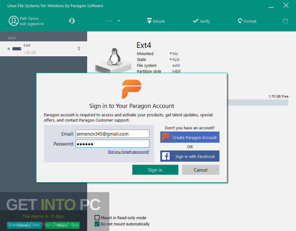 Paragon Linux File Systems for Windows Offline Installer Download-GetintoPC.com