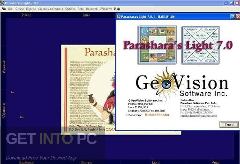 Parashara's Light Professional 7.0.1 Vedic Astrology Direct Link Download-GetintoPC.com