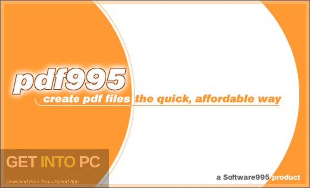 Pdf995 Printer Driver Free Download GetintoPC.com