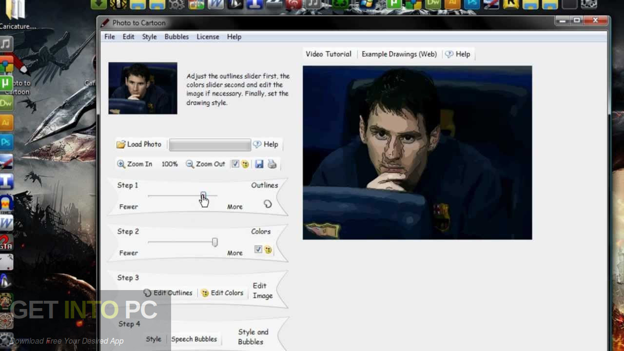 Photo to Cartoon Offline Installer Download GetintoPC.com