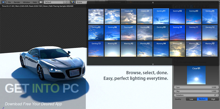 Pro Lighting Skies Ultimate for Blender Direct Link Download-GetintoPC.com
