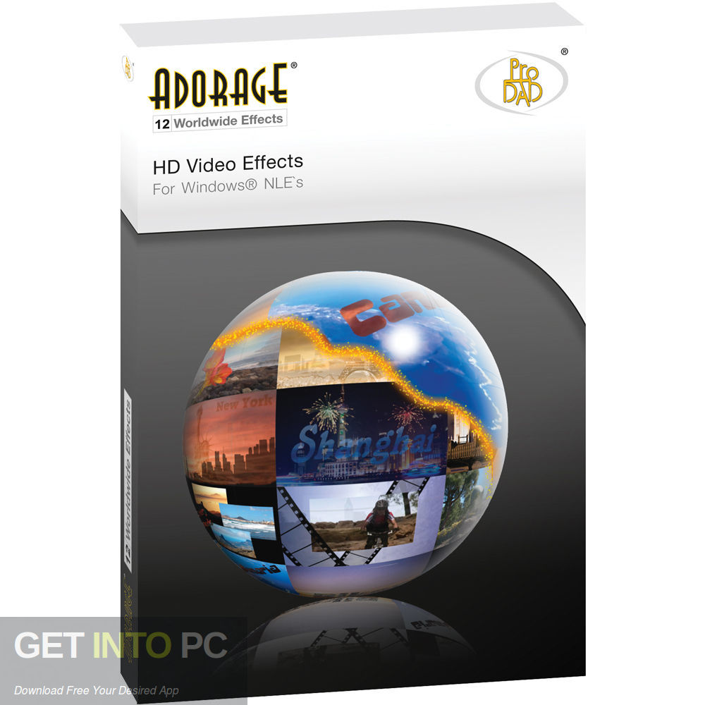 ProDAD Adorage Effects Package Free Download GetintoPC.com