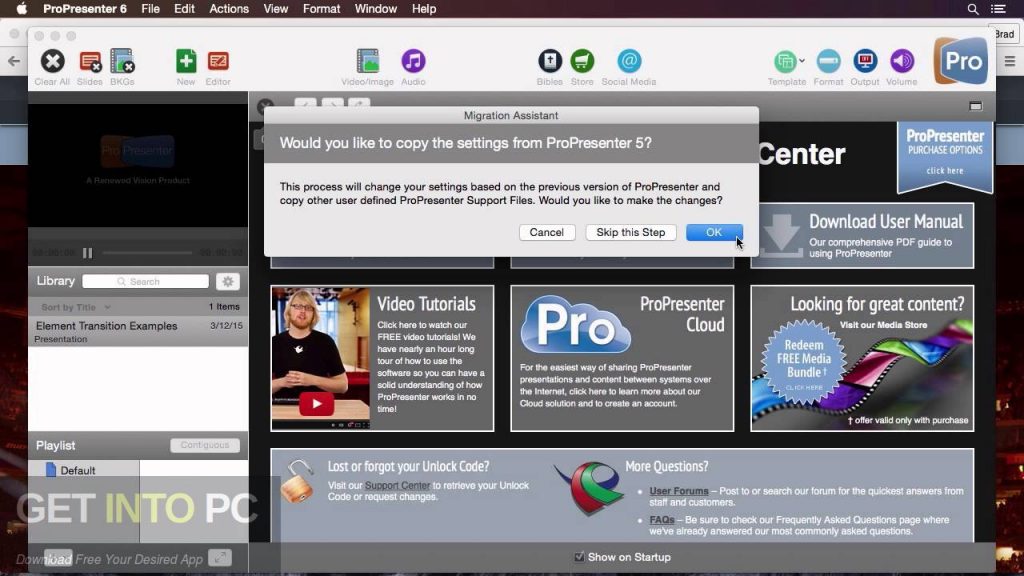 ProPresenter 6.0.3.8 Direct Link Download-GetintoPC.com